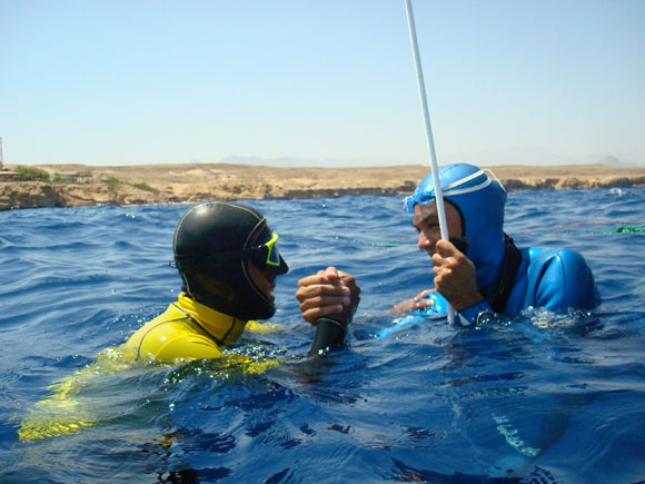 Record apnea Federico Mana