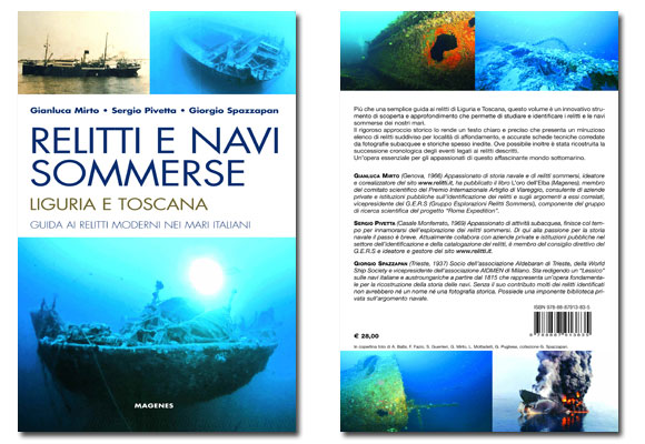 Libro di subacquea RELITTI E NAVI SOMMERSE