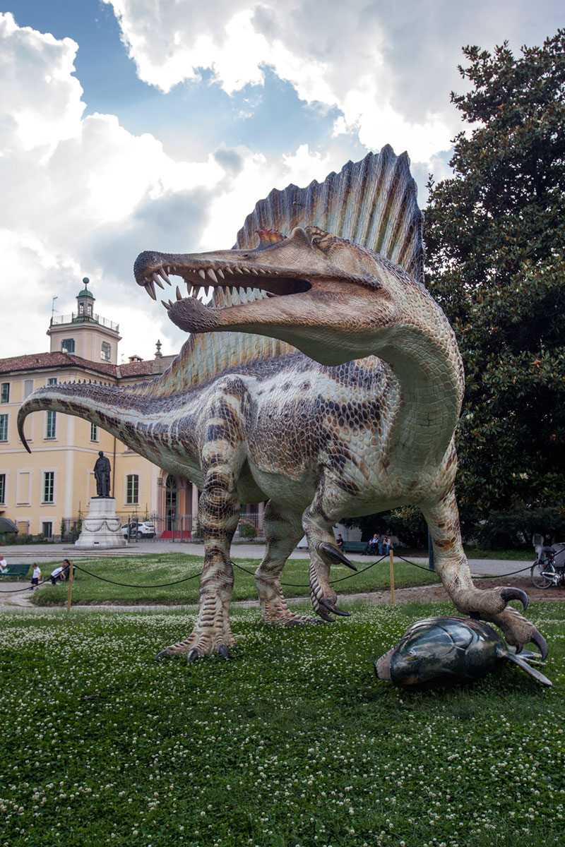 Spinosauro-artiglia-celacanto-Milano-Geo-Model