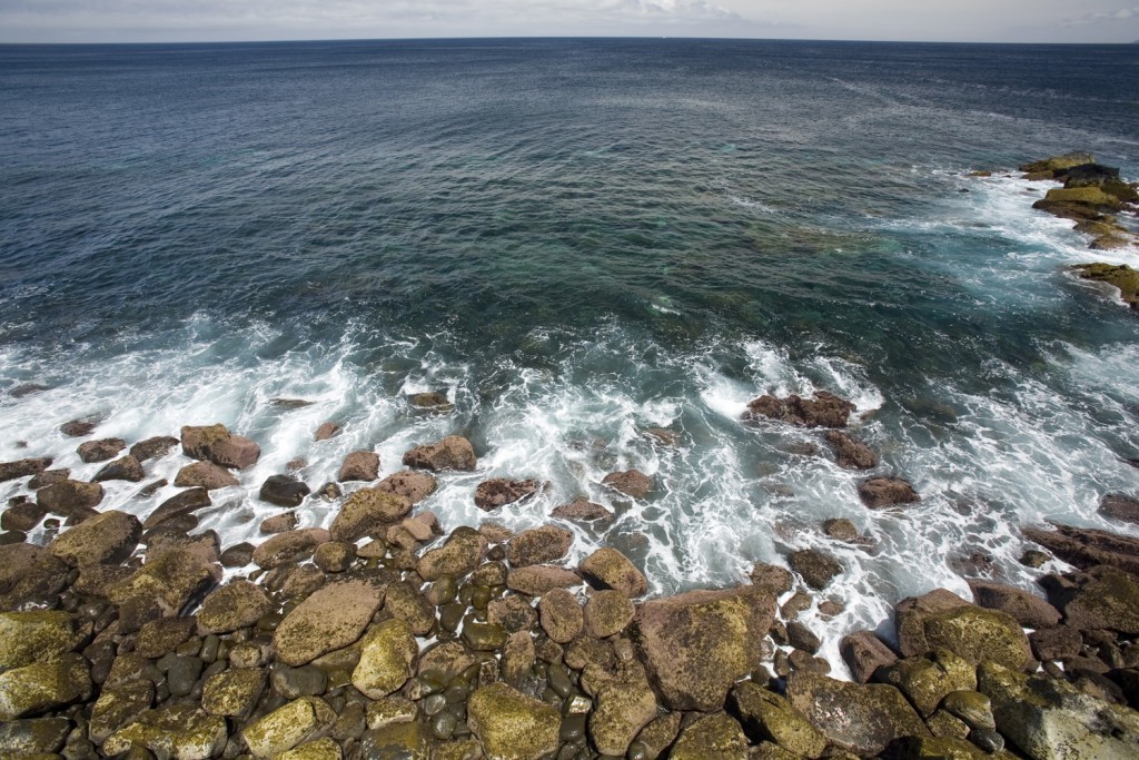 view of the coast and sea, Pico Island, Azores, Portugal, Atlantic Ocean