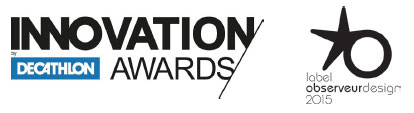 Premiata ai Decathlon Innovation Awards, riceve anche una stella dall’Observeur du design 2015.