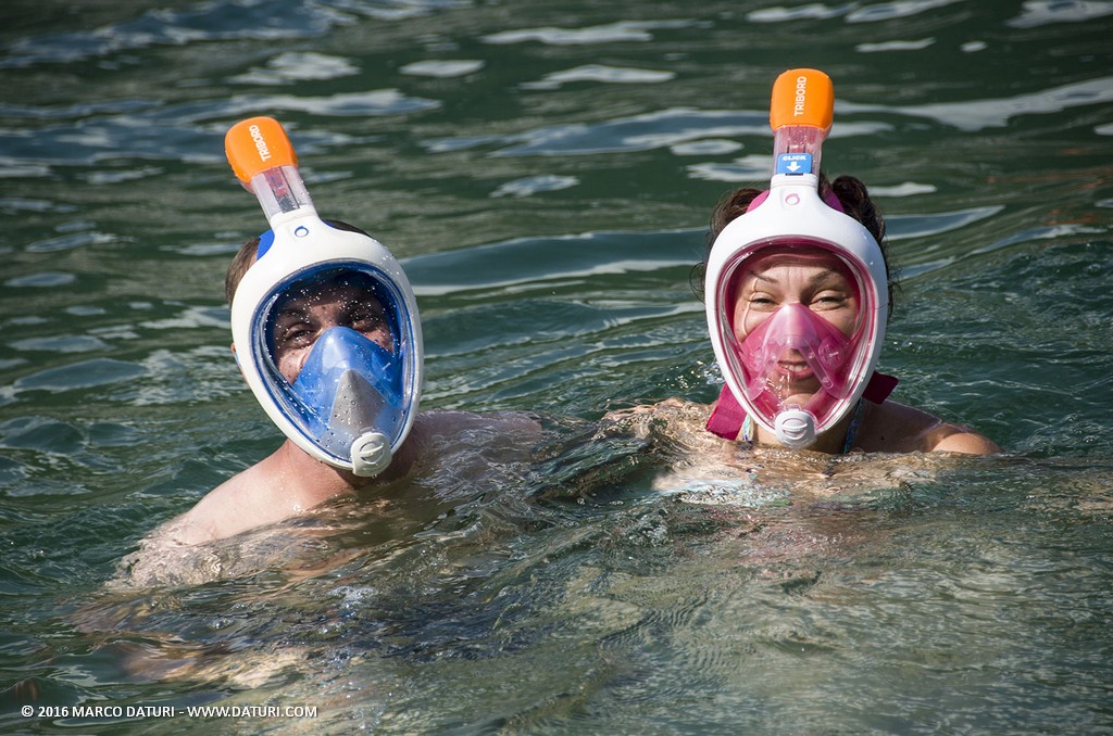 snorkeling al lago