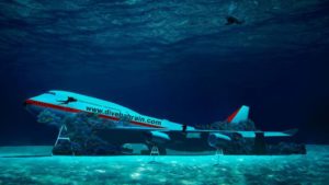 relitto di un Boeing 747