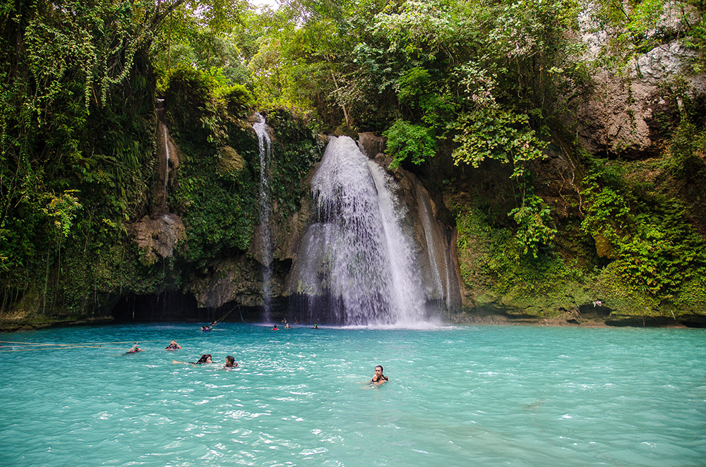 cascate tour a Cebu, kawasan falls