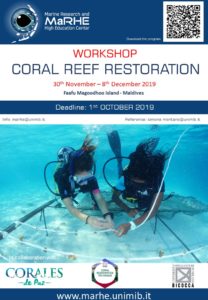 Workshop - coral restoration in Maldives - third edition @ MaRHE Center