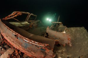 immersione alla ruspa