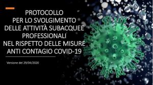 Protocollo per le attività subacquee professionali