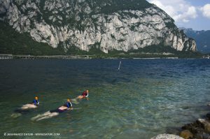 Snorkeling al lago di Lecco