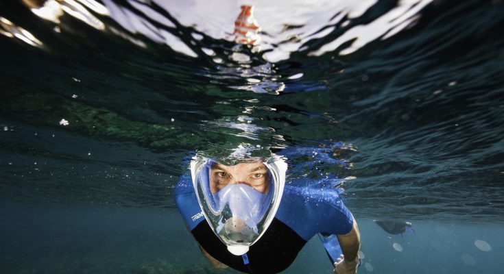 Maschera da snorkeling Tribord EASYBREATH