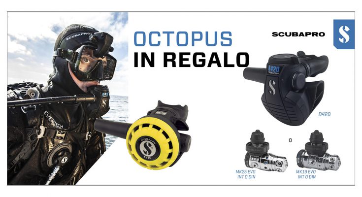 octopus r195 in regalo