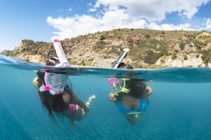 maschera da snorkeling