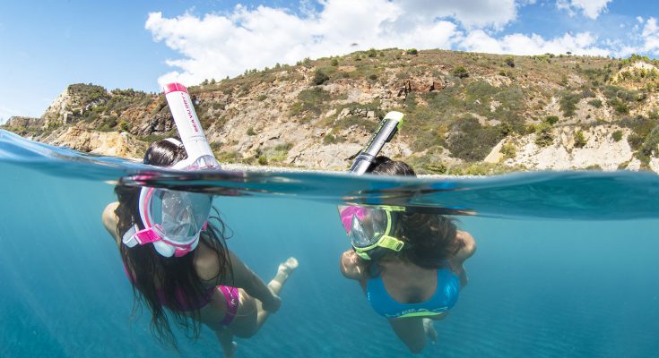 maschera da snorkeling