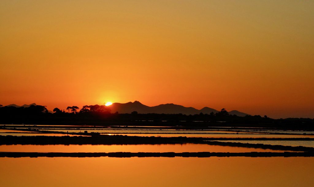 tramonto in sicilia