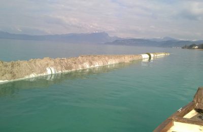 Condotta sotto il lago di garda