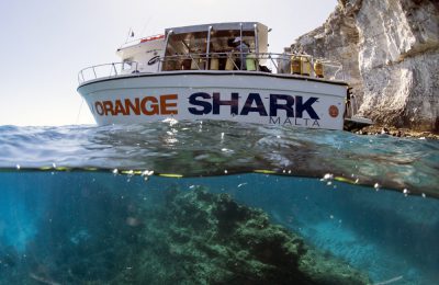 imbarcazione orange shark diving center a malta