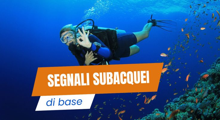 Segnali Subaquei importanti di base da conoscere