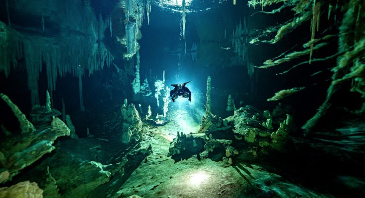 Ghost diver record grotta