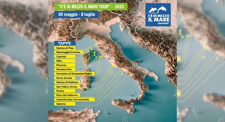 Tour Greenpeace mare fuori