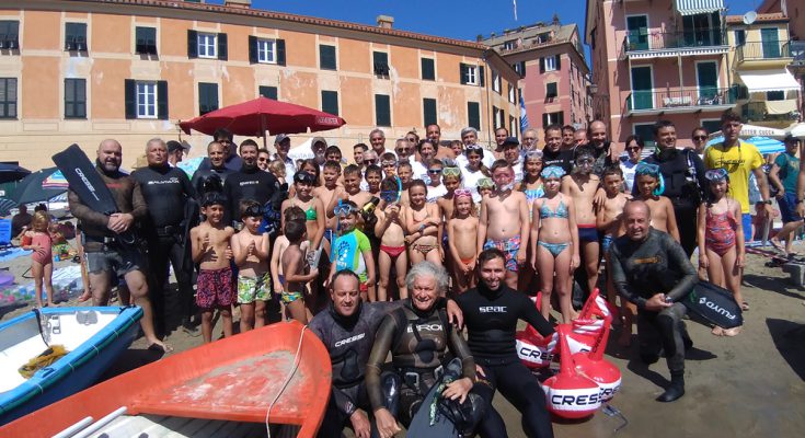 persone coinvolte per la raccolta spazzatura dei fondali liguria