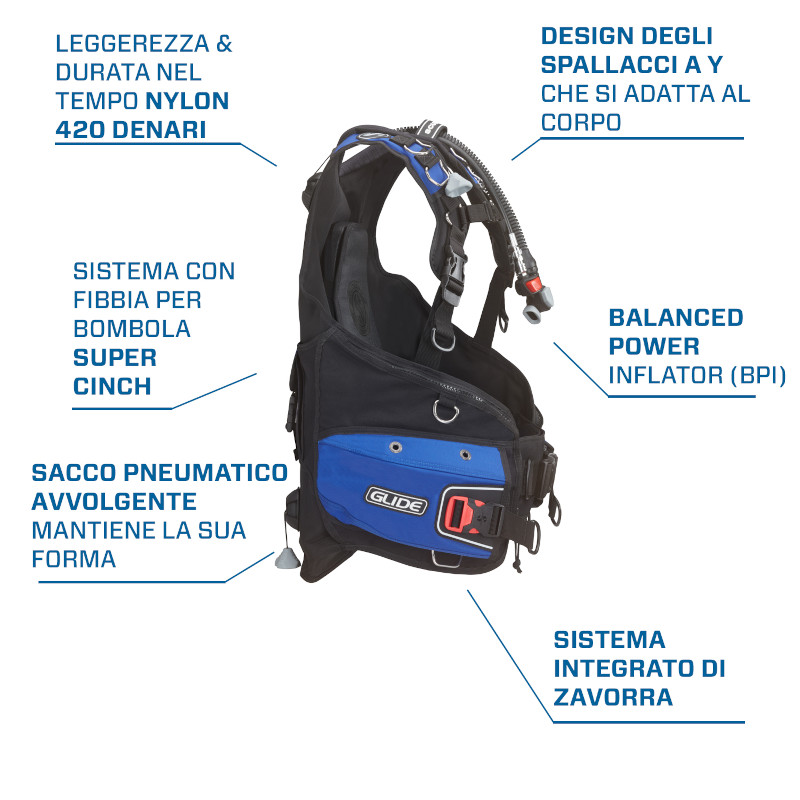 gav glide info scubapro equilibratore