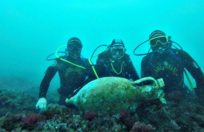 recupero ventotene anfora romana