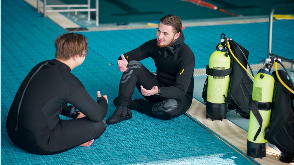 brevetto e certificazione sub in piscina in città