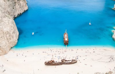 Navagio spiaggia relitto snorkeling grecia