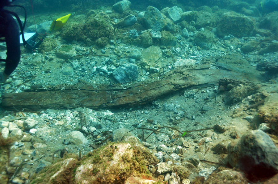 legno relitto v secolo