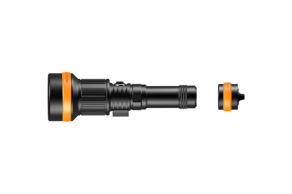Torcia subacquea Orcatorch ZD710MK2 per immersioni e foto subacquee