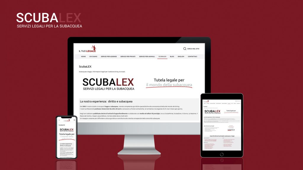 SCUBALEX legge immersioni sub