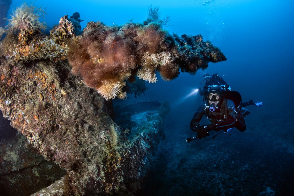 relitto kent immersione italia