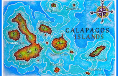mappa delle galapagos