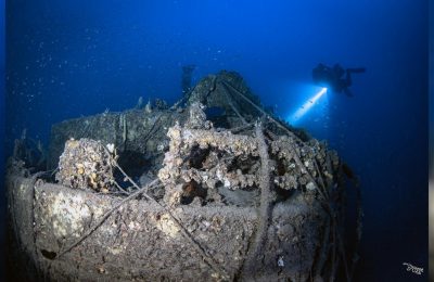 barcaccia poppa relitto sub