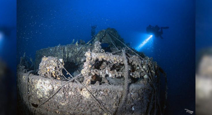 barcaccia poppa relitto sub