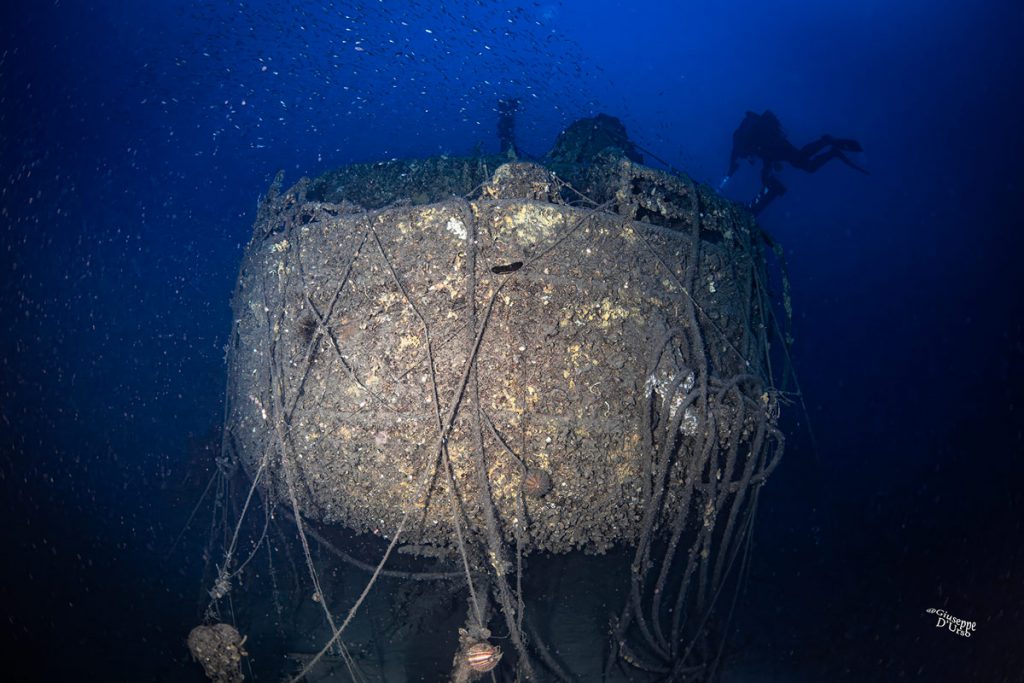 finale ligure barcaccia relitto subacqueo