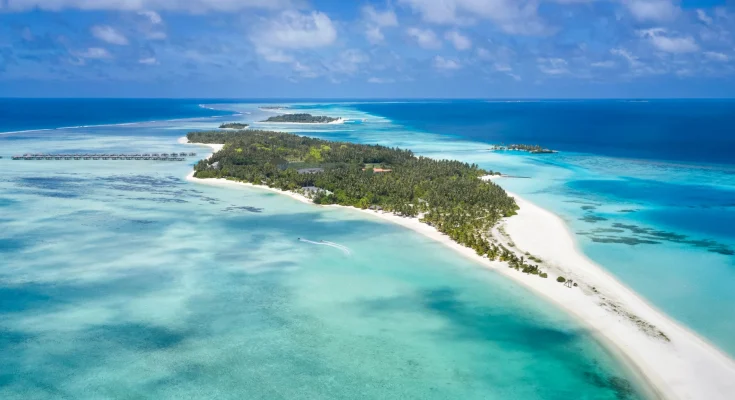 Veduta aerea Maldive