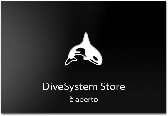 Il DiveSystem Store &egrave; aperto.