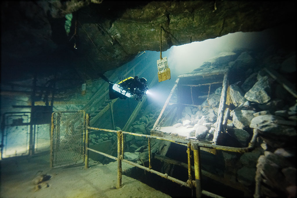 miniera di calce Ojamo in Finlandia