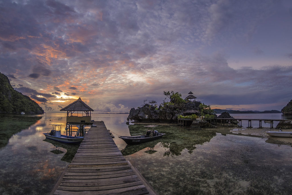 filippine molo pittoresco mare acqua trasparente