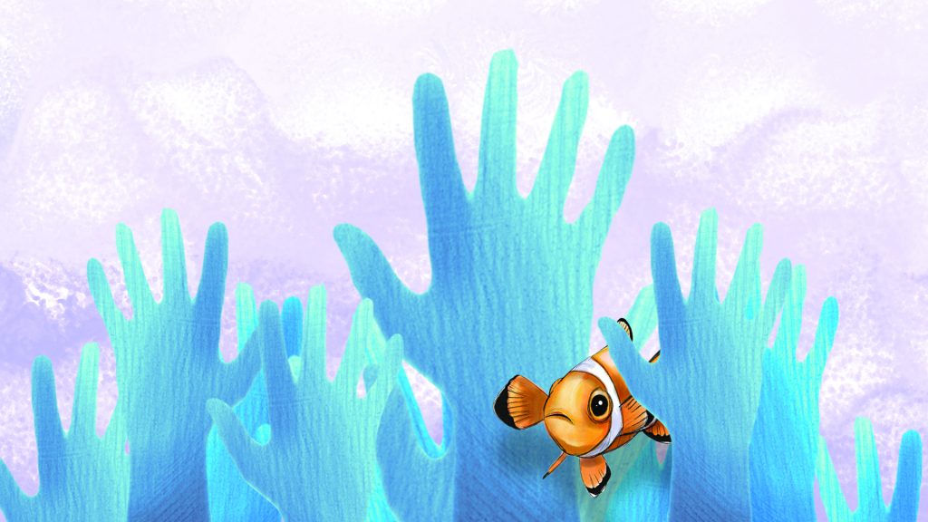 La mascherina e il guanto