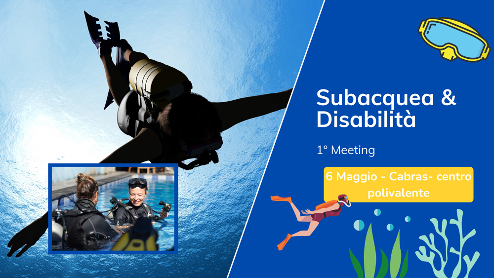 Subacquea e disabilità locandina evento