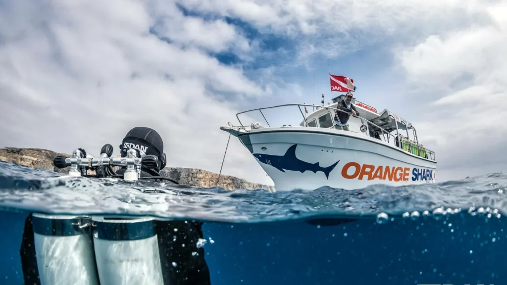 orange shark diving center malta relitti