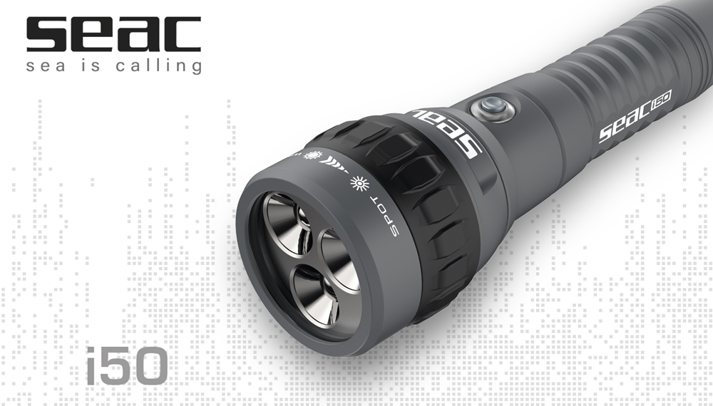 i50-Seac-torcia-sub illuminazione subacquea