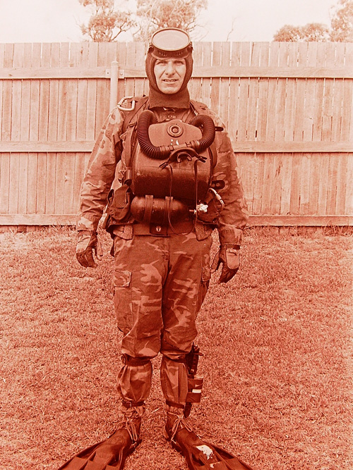 subacqueo militare vintage Sas gestione subacquea del rischio