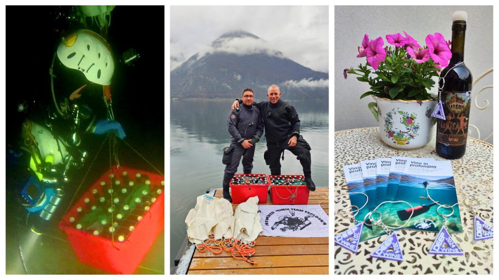 bottiglie vino lago porlezza