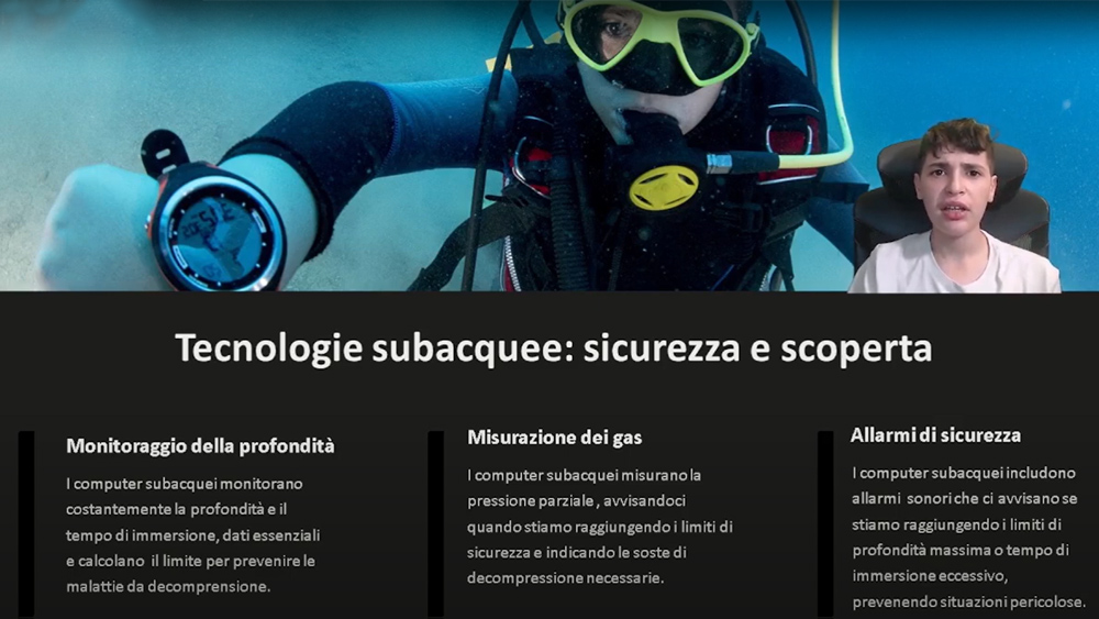 subacquea lupo tesi secondo un ragazzo di 14 anni