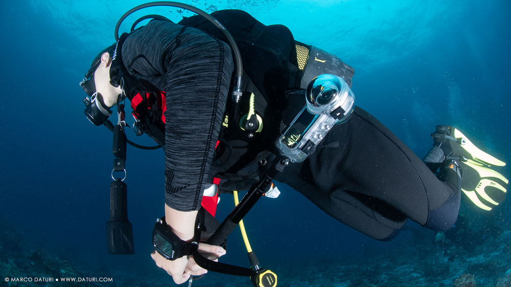 insta 360 subacquea acqua