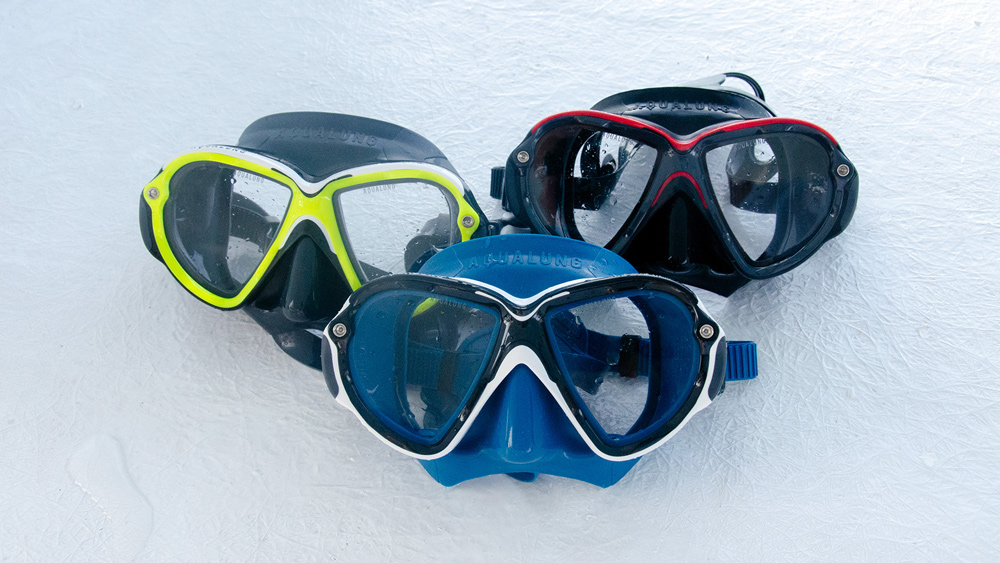 Aqualung maschera reveal test