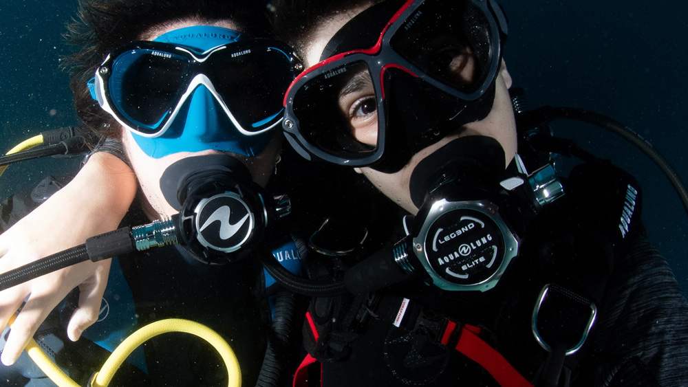 erogatori aqualung test acqua