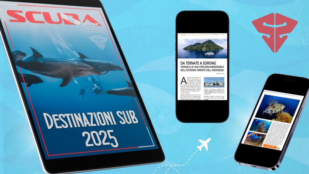ScubaZone 77 cover magazine subacquea